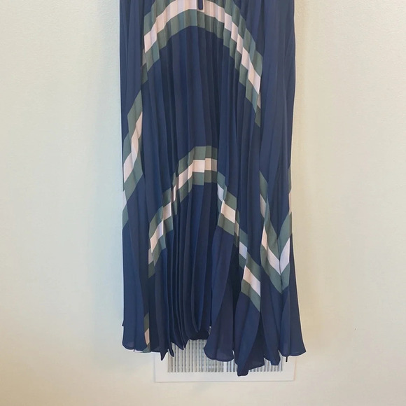 Parker Pleated Maxi Dress Tie-Dye Boho Resort Coastal Preppy Vacation Small - Picture 3 of 10